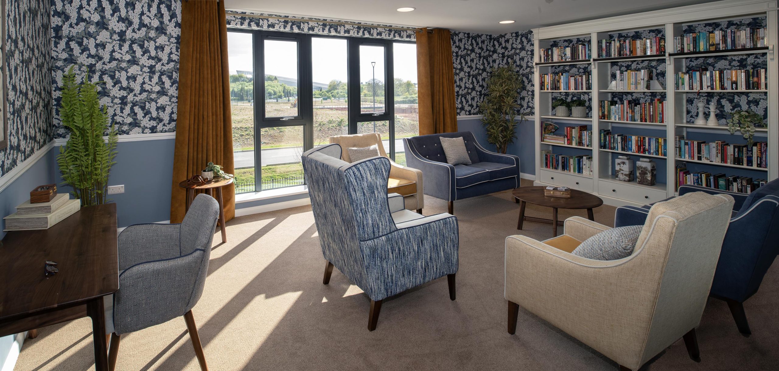 Library and reading lounge at Trafford Waters